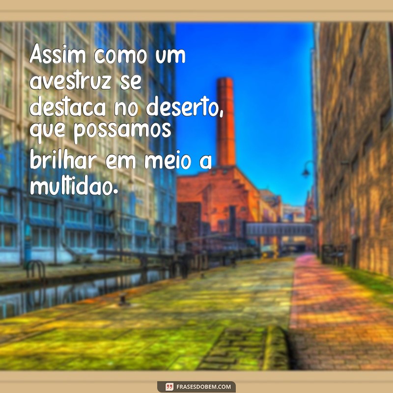 Descubra Frases Inspiradoras e Divertidas com Avestruzes 