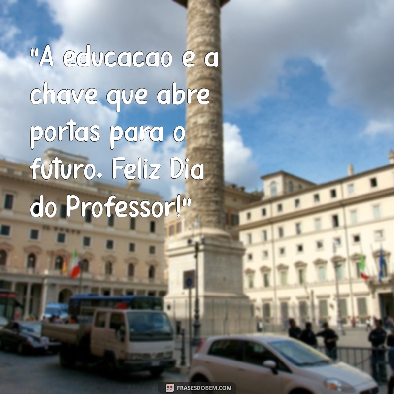 msg de dia do professor 