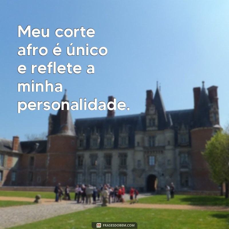 Descubra as melhores frases para valorizar o corte afro feminino 