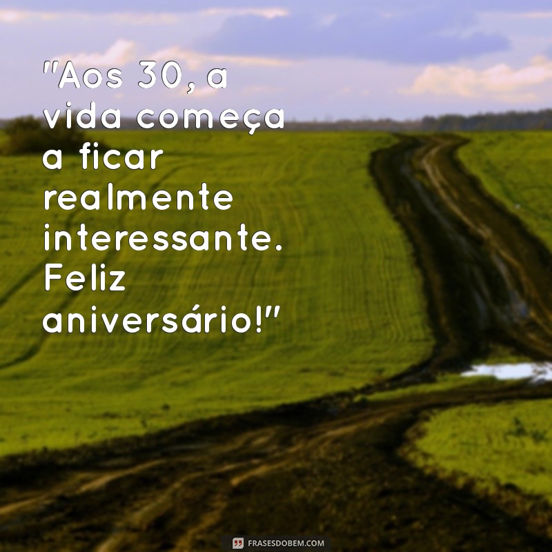 aniversário de 30 anos 