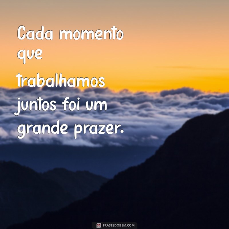 Como Expressar Apreciação: Foi um Prazer Trabalhar com Você e Outras Frases Impactantes 