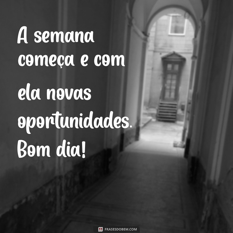 Frases Inspiradoras de Bom Dia para Começar Sua Segunda-feira com Motivação 