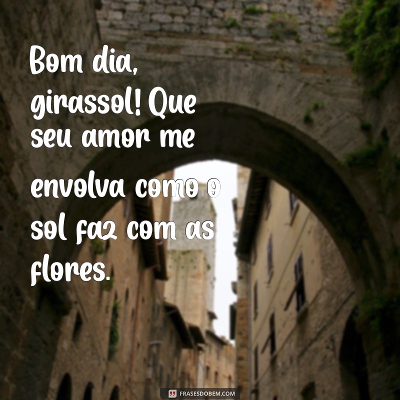 Bom Dia, Girassol: Mensagens de Amor para Iluminar seu Dia 