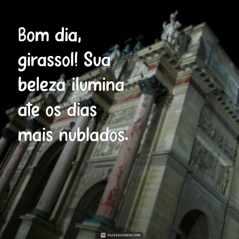 Bom Dia, Girassol: Mensagens de Amor para Iluminar seu Dia 