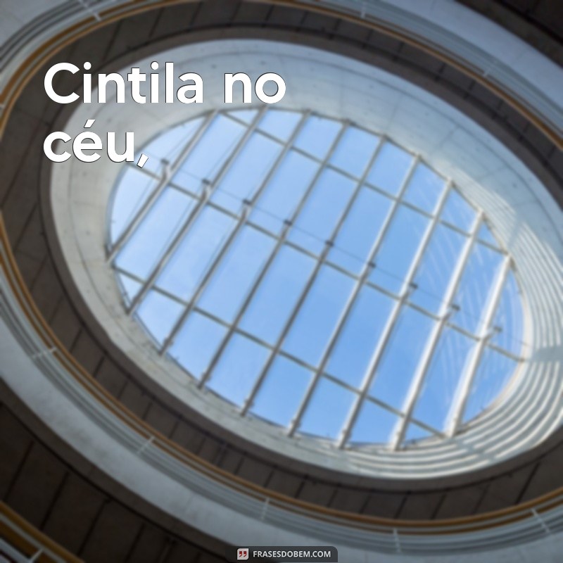 poemas curtos sobre a lua Cintila no céu,