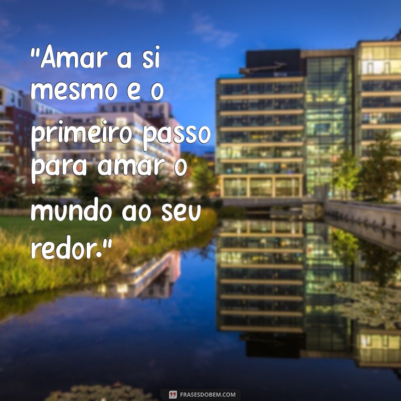 amor-próprio frases 