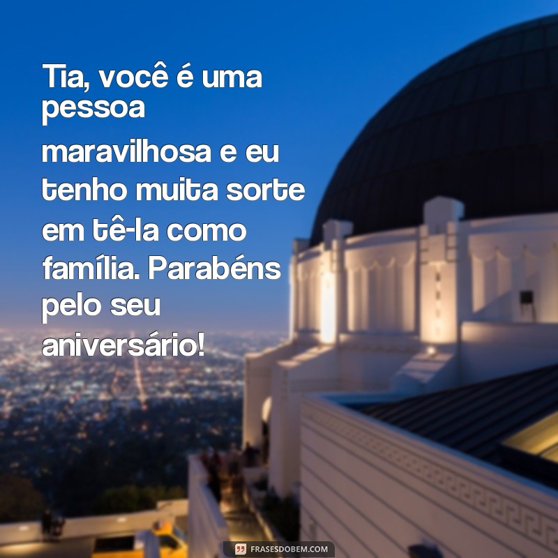 Descubra as melhores frases de parabéns para emocionar sua tia no aniversário 