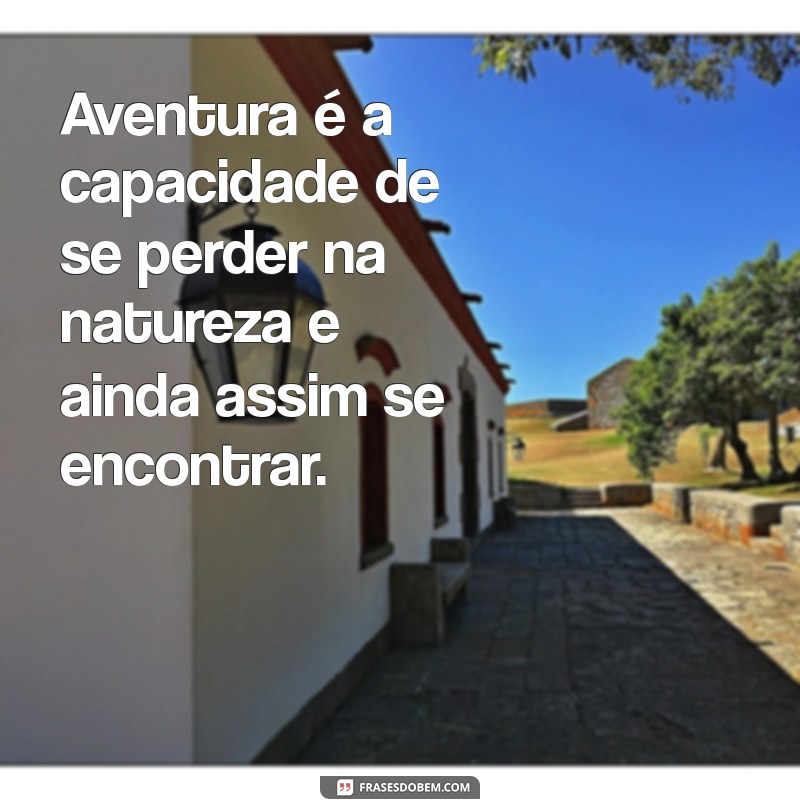 Descubra Inspirações: 30 Frases Sobre Aventura e Natureza para Motivar sua Próxima Viagem 