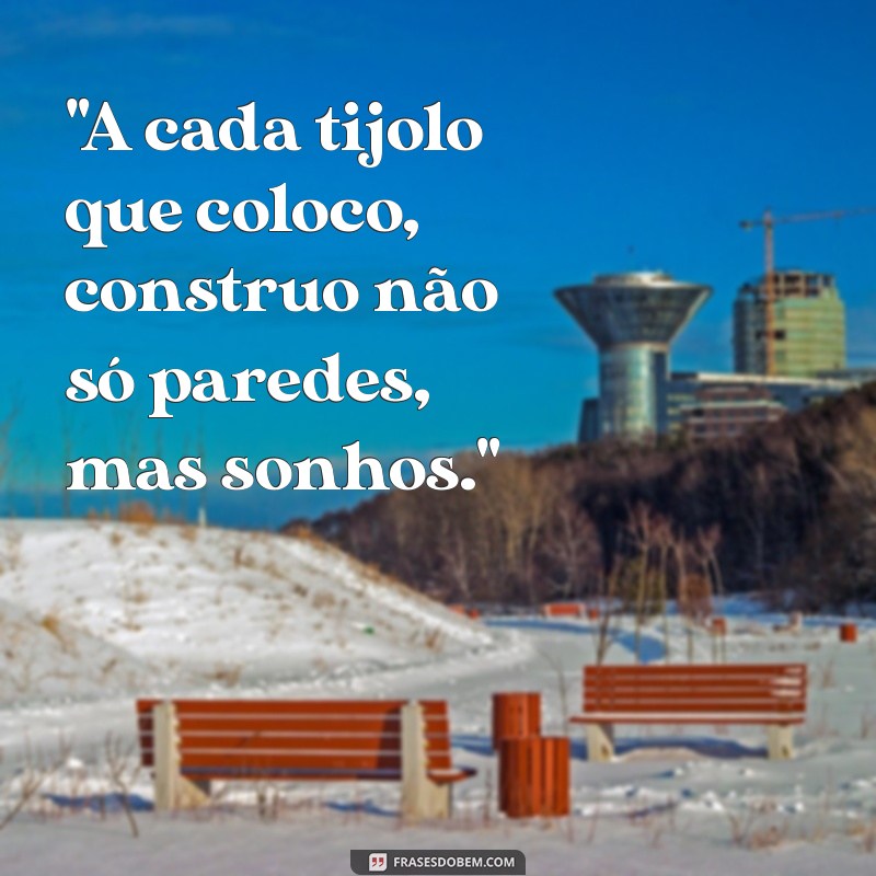 frases pedreiro 