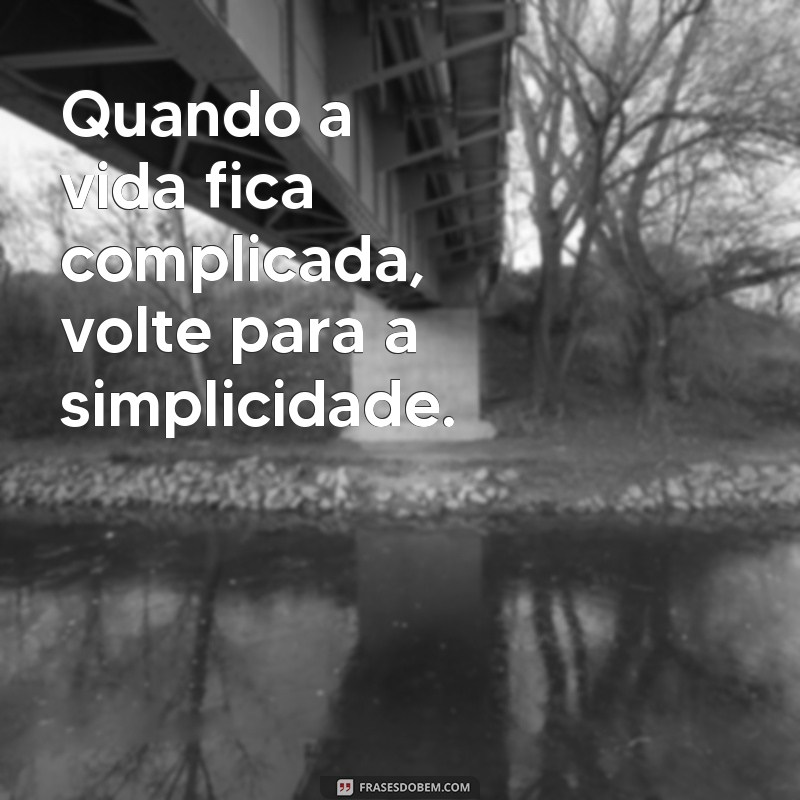 Descubra a beleza da simplicidade através destas frases inspiradoras! 