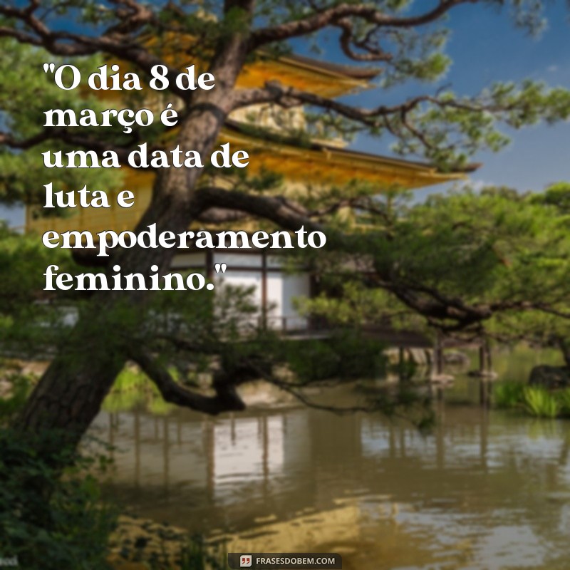 frases 8 de março dia internacional 