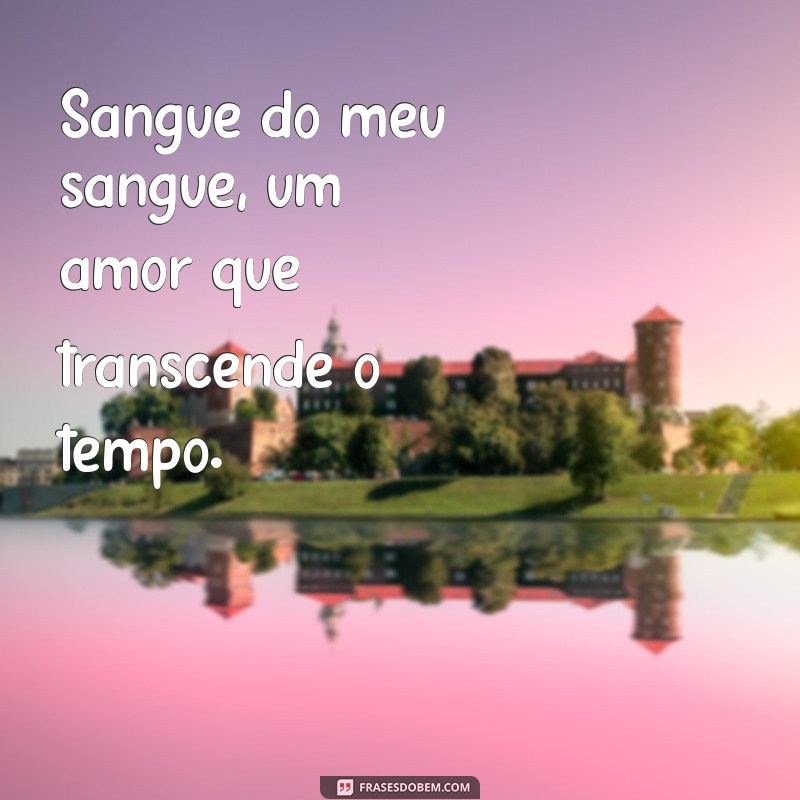 Frases Impactantes sobre o Sangue do Meu Sangue: Reflexões de Amor e Laços Familiares 