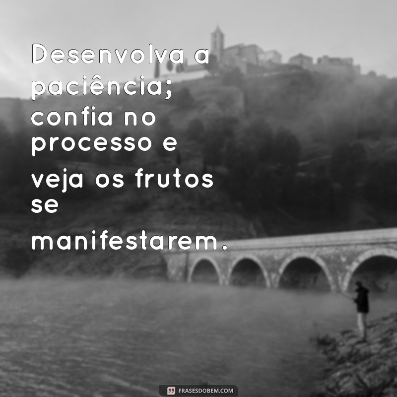 Frases Inspiradoras para Confiar no Processo da Vida 