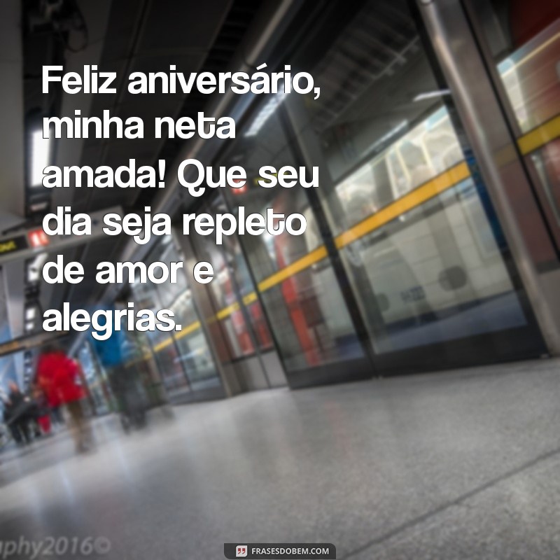 aniversário de neta amada Feliz aniversário, minha neta amada! Que seu dia seja repleto de amor e alegrias.