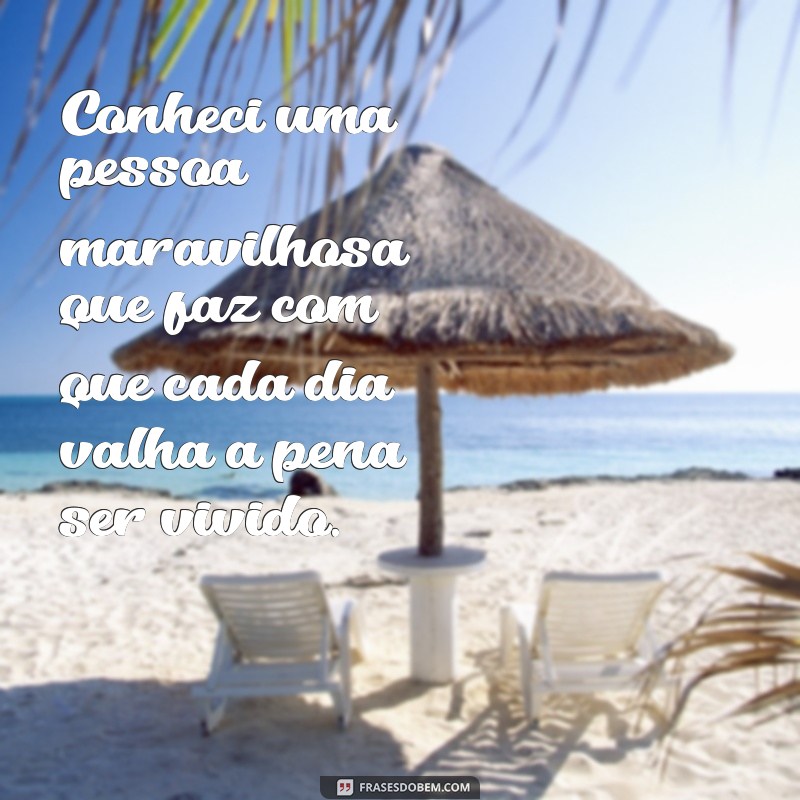 Frases Inspiradoras para Celebrar a Pessoa Maravilhosa que Você Conheceu 