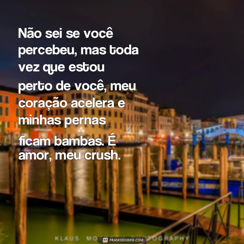 Descubra as melhores frases para se declarar ao seu crush em um texto 