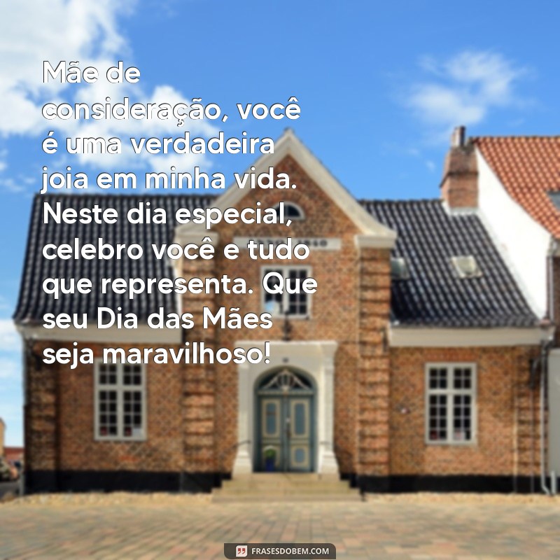 Mensagens Tocantes para Celebrar o Dia das Mães com Mães de Consideração 