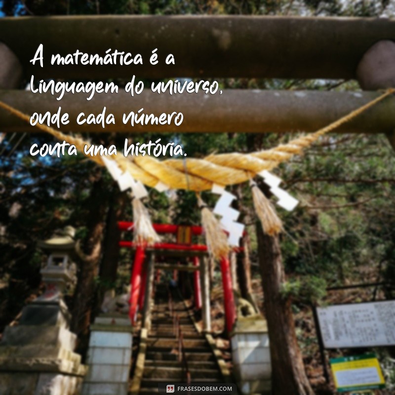 texto de matemática A matemática é a linguagem do universo, onde cada número conta uma história.