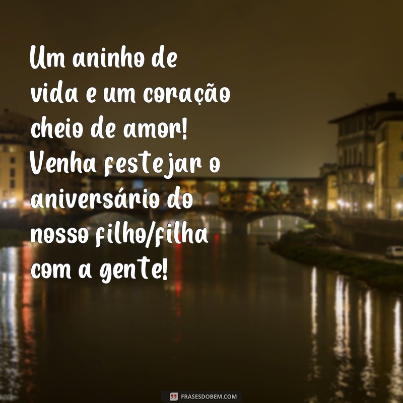 Descubra as melhores frases para tornar seu convite de aniversário de 1 ano ainda mais especial! 