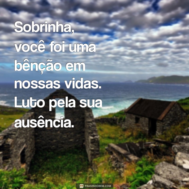 Como Lidar com o Luto pela Perda de uma Sobrinha: Reflexões e Apoio Emocional 