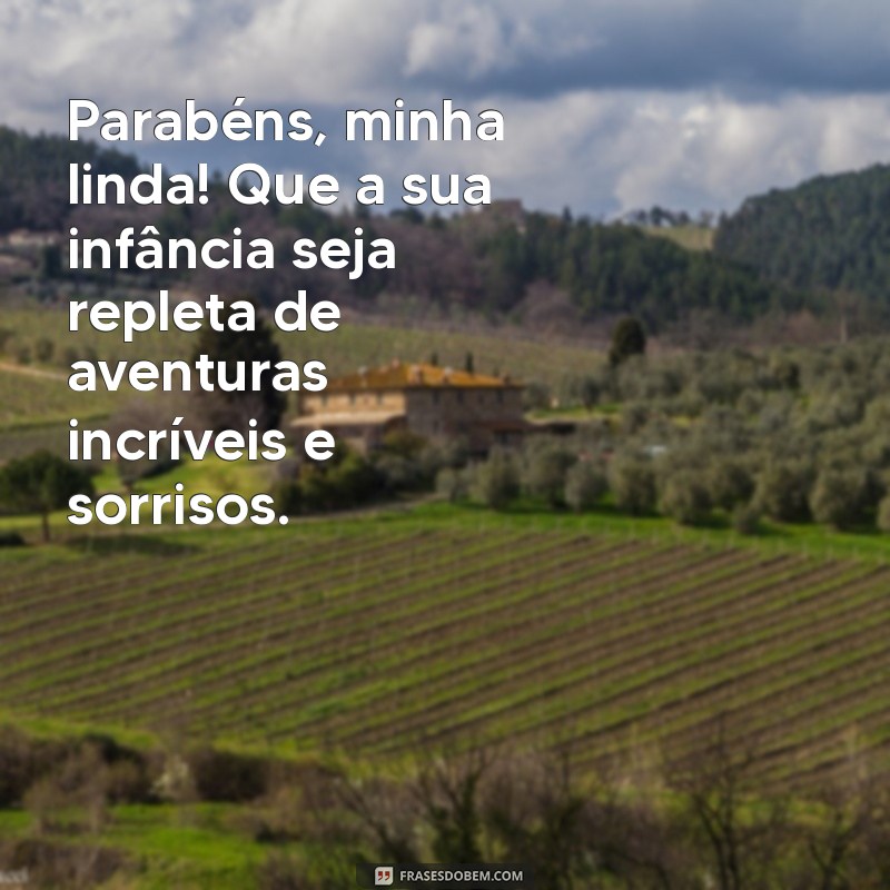 Mensagens de Aniversário Encantadoras para Celebrar sua Filha Criança 