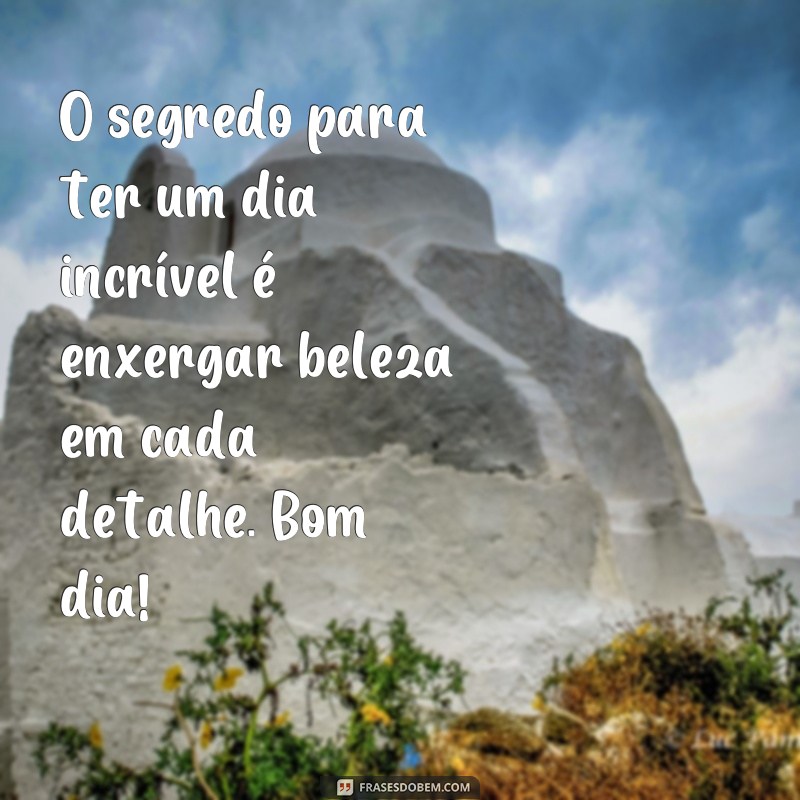 Encante seu dia com as mais belas frases de bom dia: confira nossas mensagens inspiradoras! 