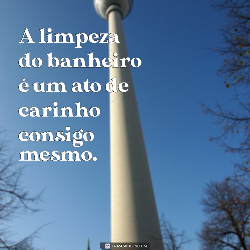 Frases Inspiradoras para Manter Seu Banheiro Sempre Limpo e Organizado 