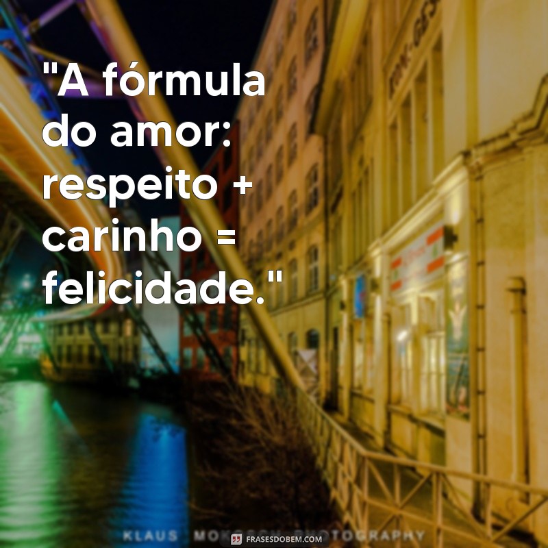 a formula do amor 