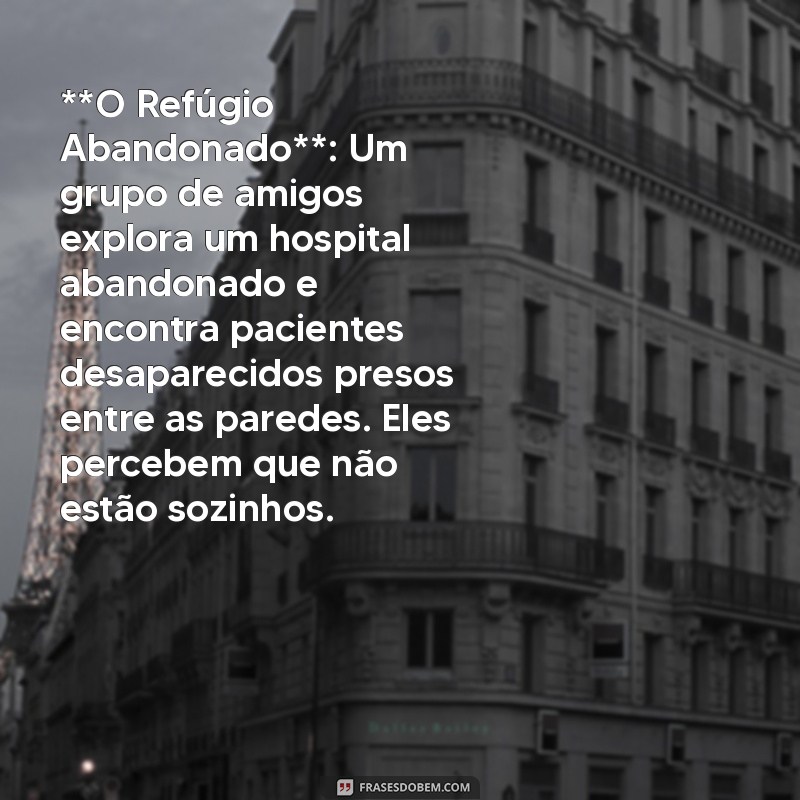 As Melhores Histórias de Terror para Inspirar sua Criatividade: Copie e Crie! 