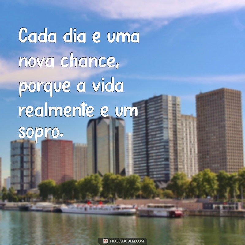 A Vida é um Sopro: Reflexões sobre a Brevidade e a Importância do Agora 