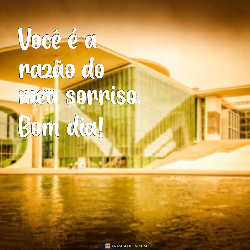 Frases Curtas de Bom Dia para Encantar o Seu Amor 