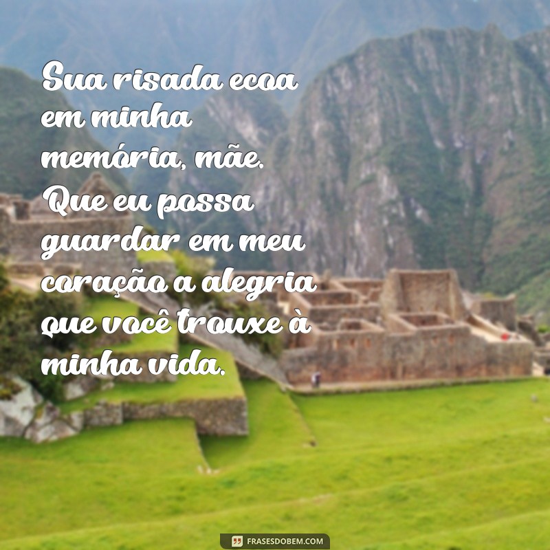 Como Lidar com a Saudade da Mãe: Mensagens Tocantes para Honrar sua Memória 