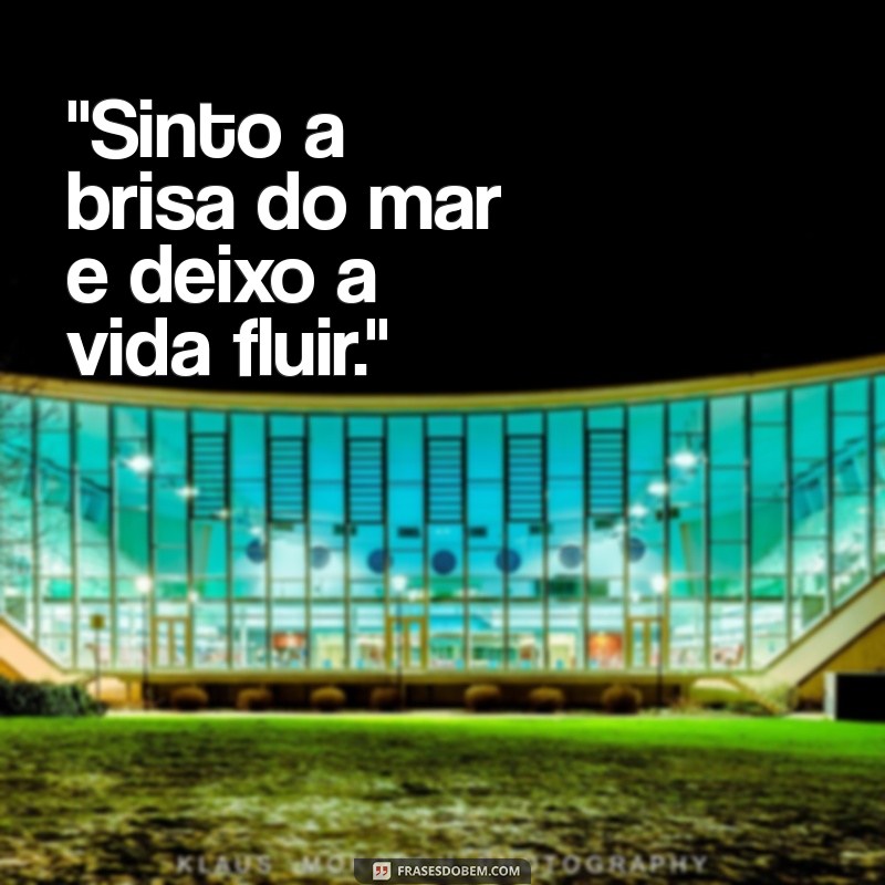 frases de praia para status 