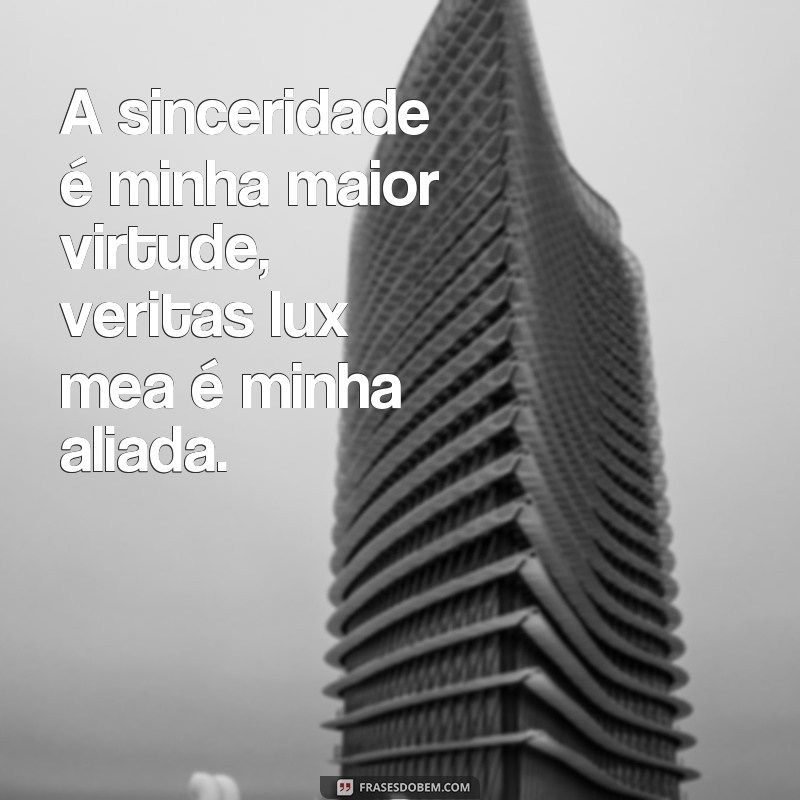 Descubra o significado por trás da famosa frase Veritas Lux Mea e seu impacto na sociedade atual 