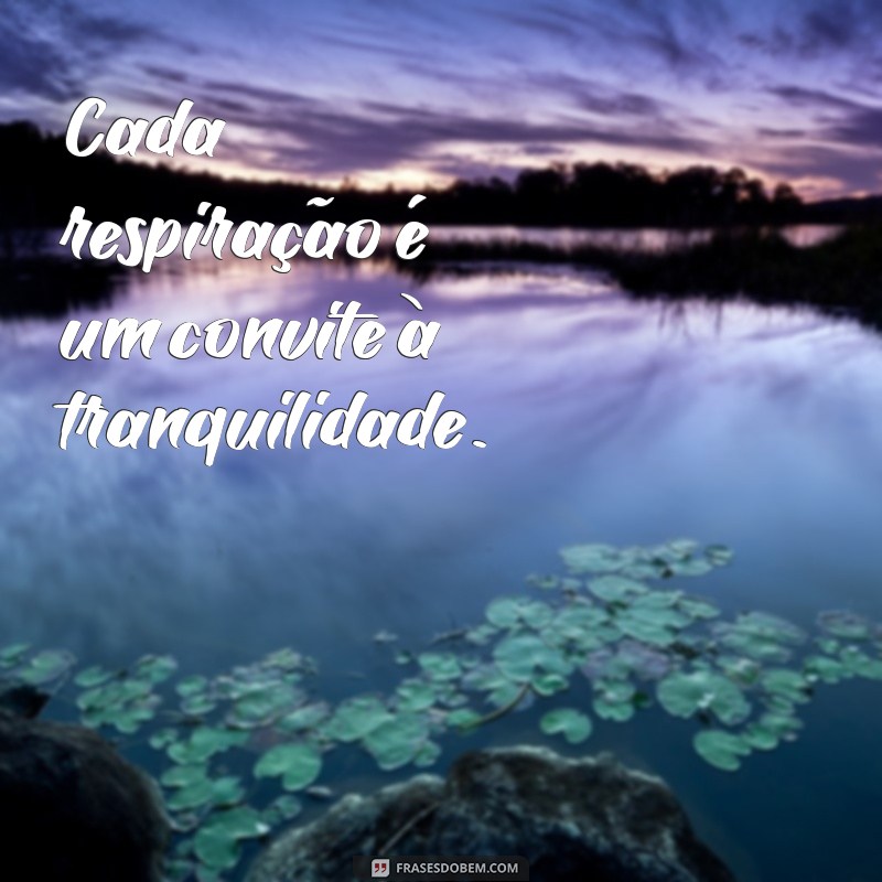 Frases Relaxantes para Aliviar o Estresse e Promover a Serenidade 