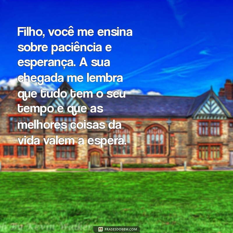 Carta Aberta para Meu Filho: Mensagens de Amor Antes do Nascimento 