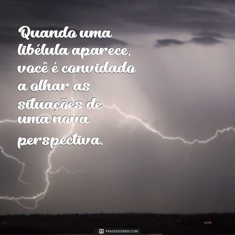 Significado e Simbolismo: O Que Significa Quando uma Libélula Aparece? 