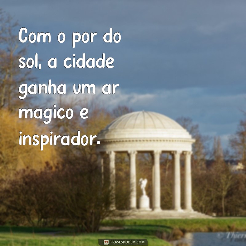 Descubra as melhores frases para descrever o espetáculo do pôr do sol em São Paulo hoje 