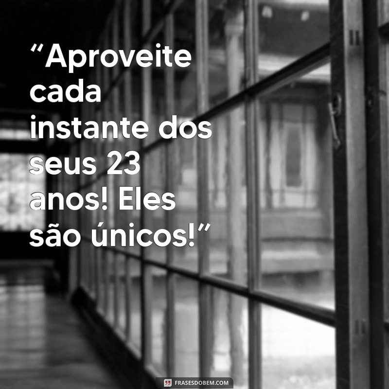 Frases Inspiradoras para Celebrar Meu 23º Aniversário: Reflexões e Mensagens 