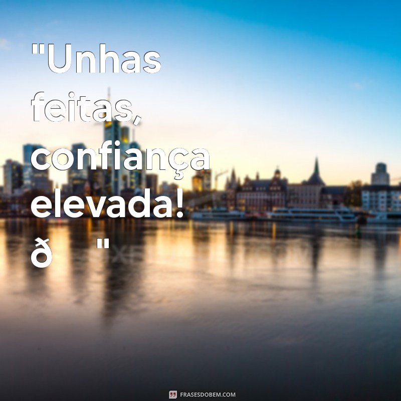 frases para foto de unha 