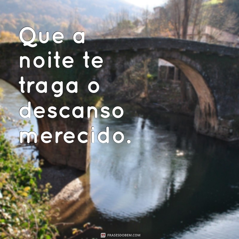 Frases Curtas de Boa Noite: Inspiração e Serenidade para Terminar o Dia 