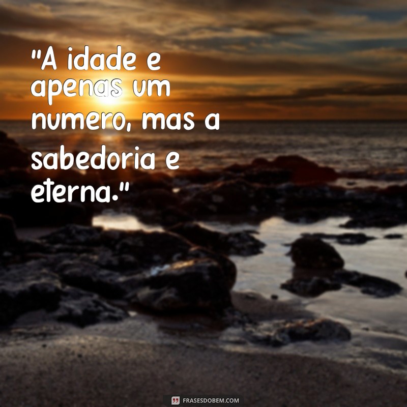 frases para status sobre idade 