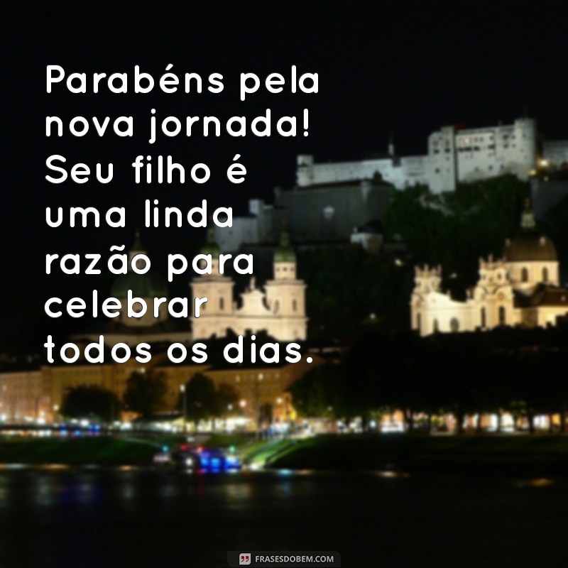 Mensagens Emocionantes de Parabéns pelo Nascimento do Filho: Celebre este Momento Especial! 