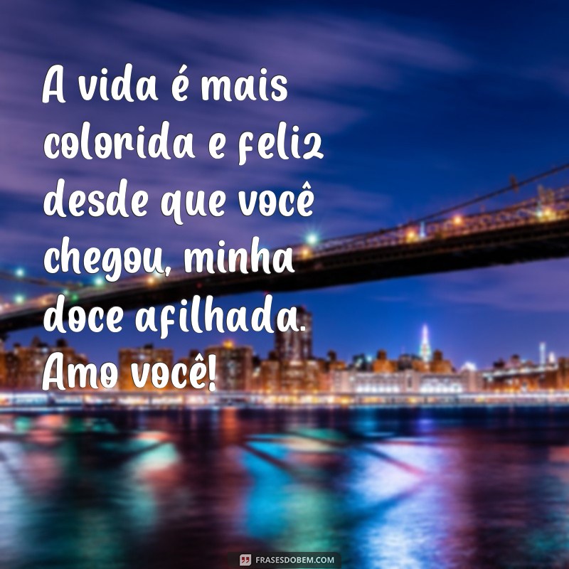 Encante sua afilhada com as melhores frases para expressar amor e carinho 