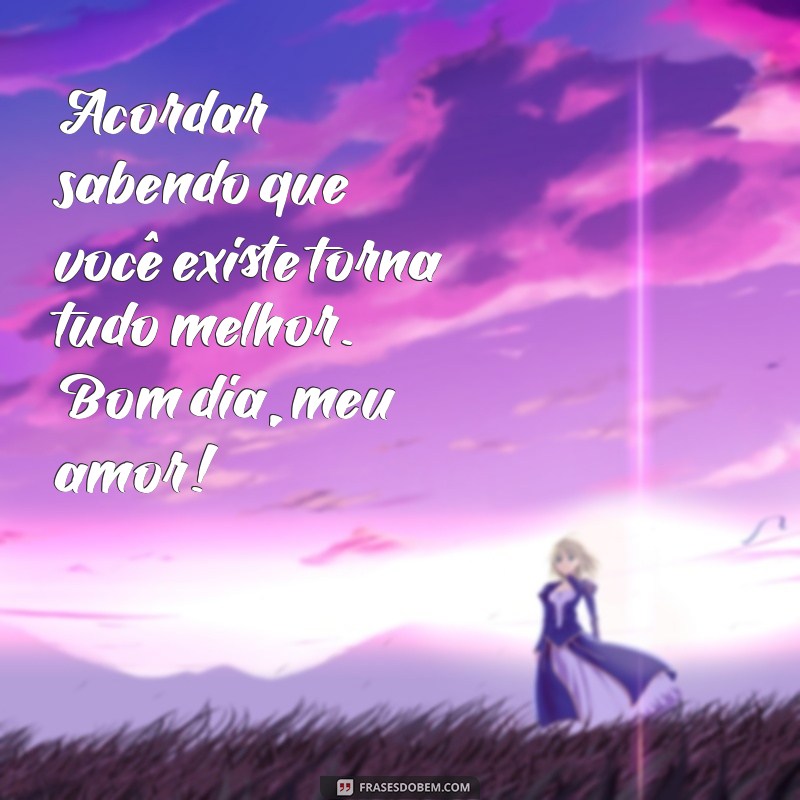 Os Melhores Gifs de Bom Dia, Meu Amor para Encantar Seu Dia 