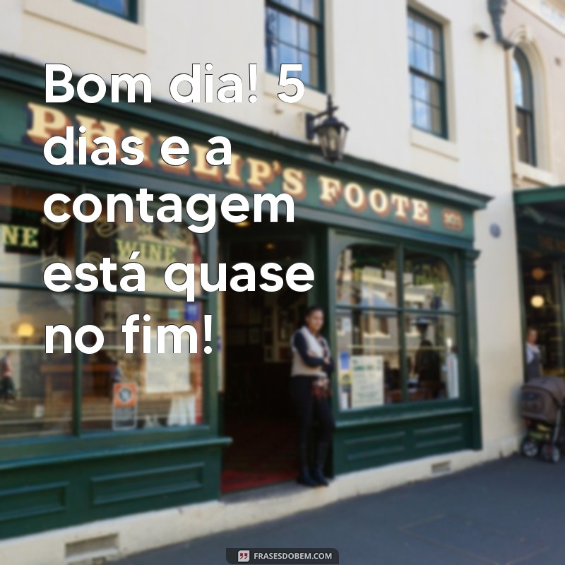 Bom Dia: Comece Sua Contagem Regressiva para um Dia Produtivo! 