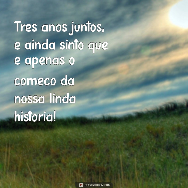 Mensagens Emocionantes para Celebrar 3 Anos de Casamento 