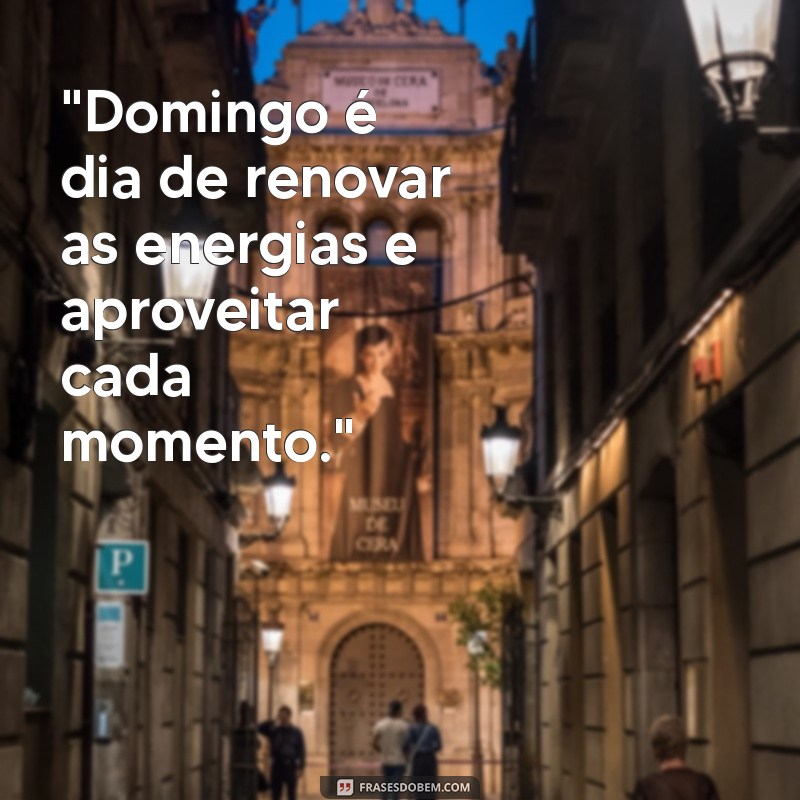 frases para foto domingo 