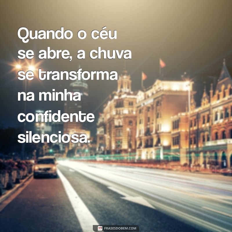 Frases Inspiradoras para Apreciar Noites Chuvosas: Reflexões e Sentimentos 