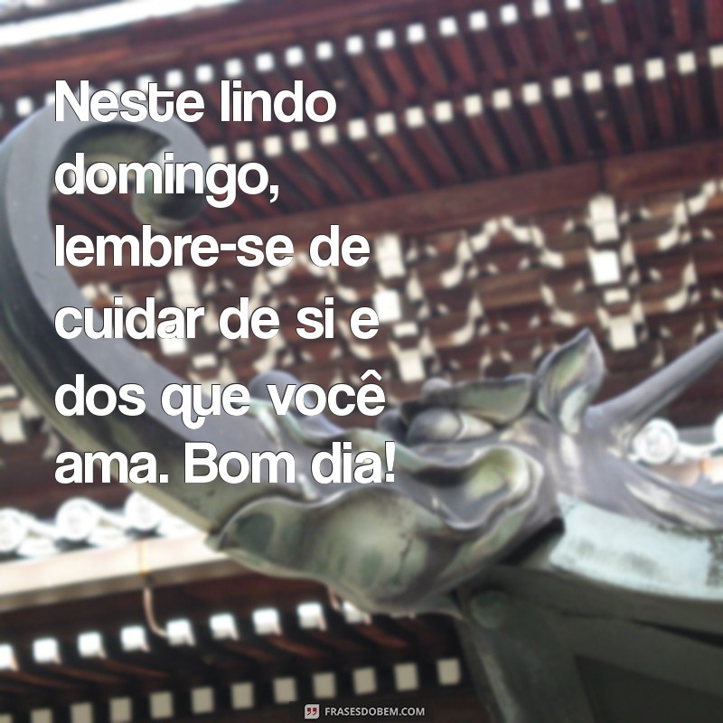 Frases Inspiradoras de Bom Dia e Bom Domingo para Iluminar sua Manhã 